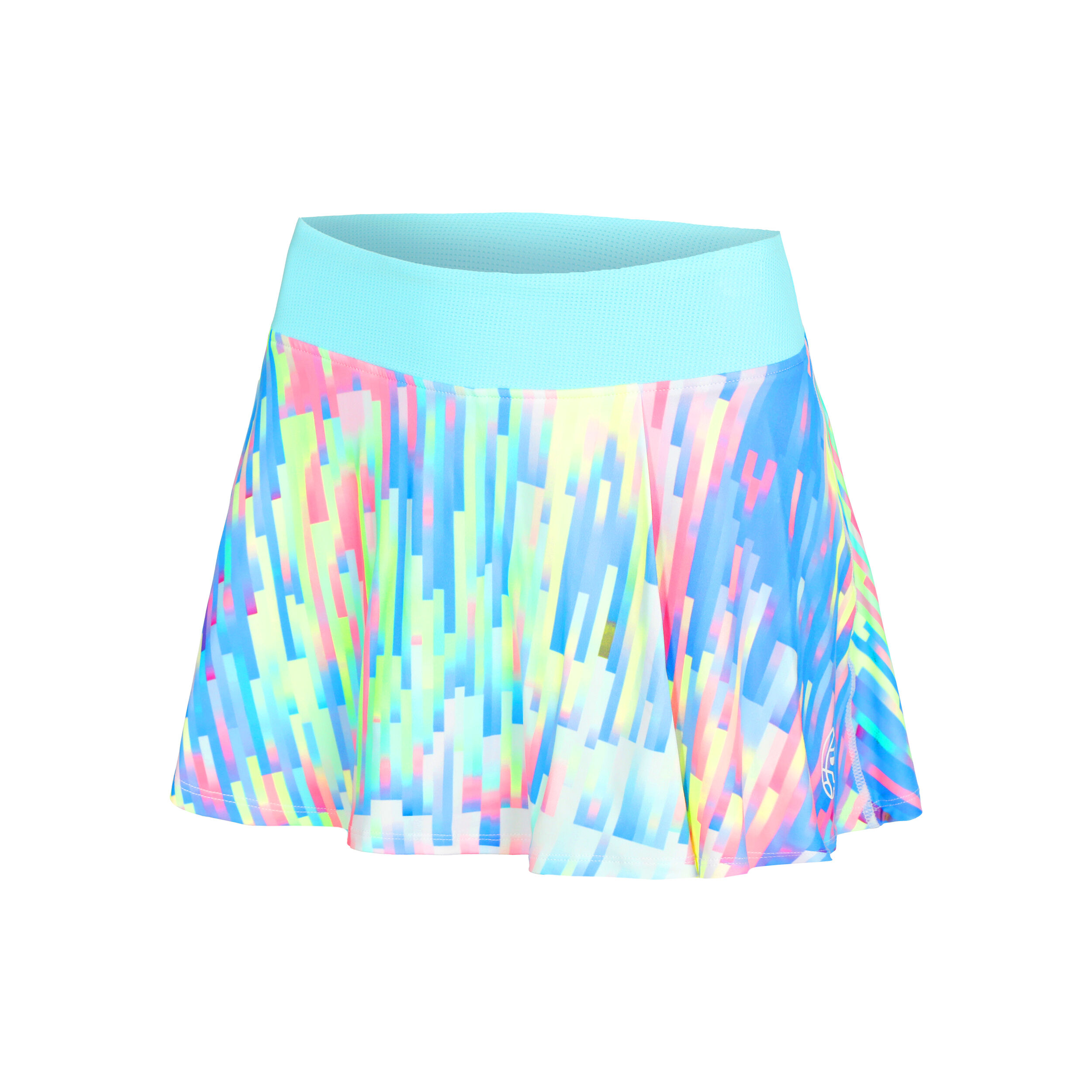 Melbourne 2024 Printed Wavy Rock Damen - Türkis, Mehrfarbig