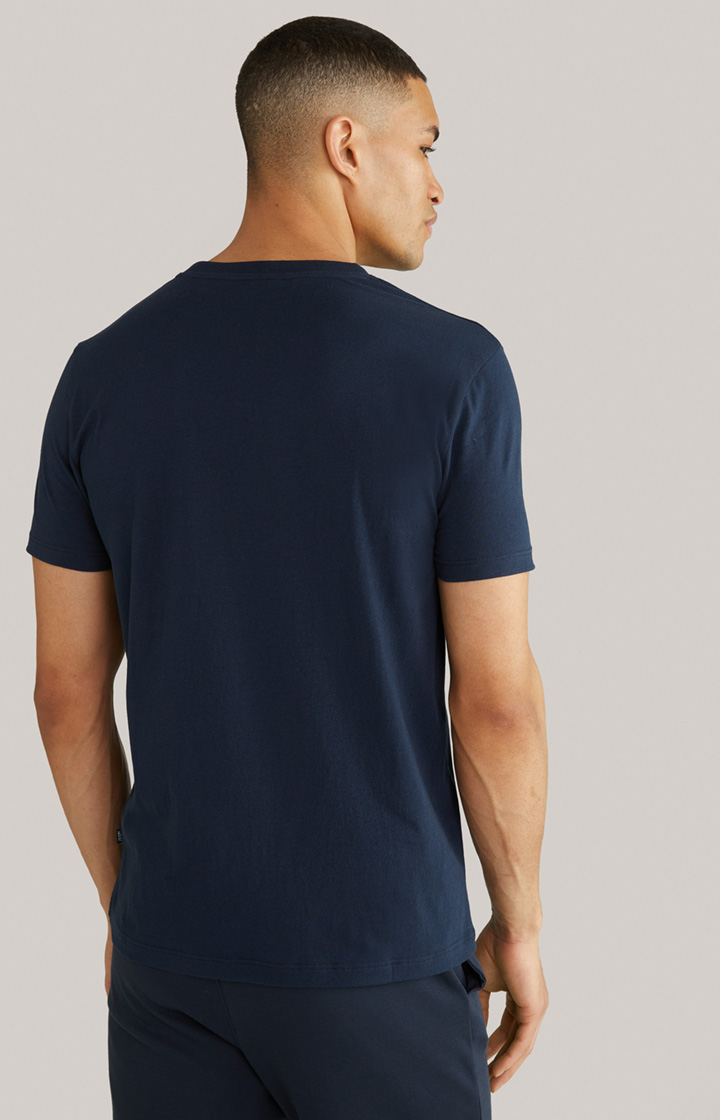 Loungewear T-Shirt in Dunkelblau
