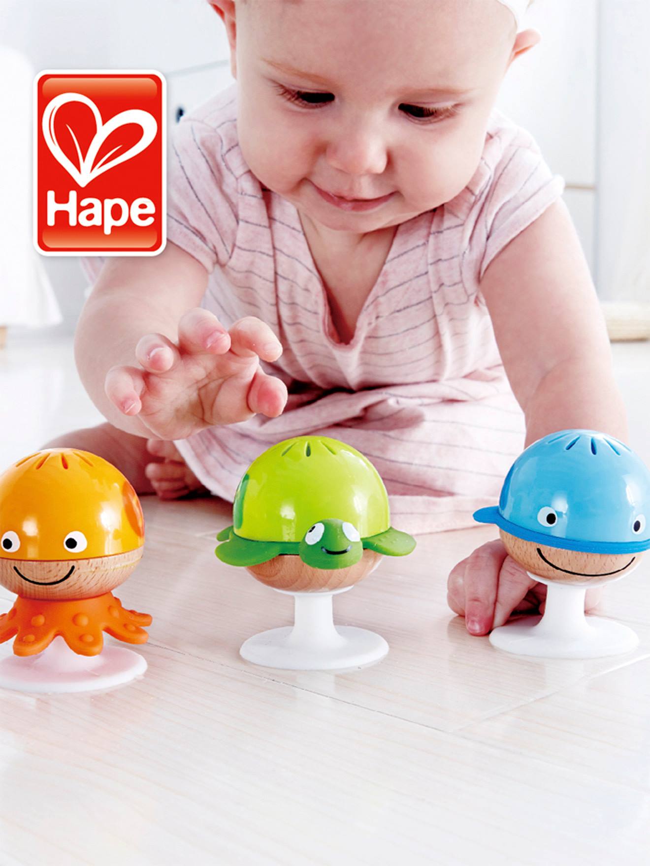 Hape Meerestiere-Rasseln HAPE - mehrfarbig