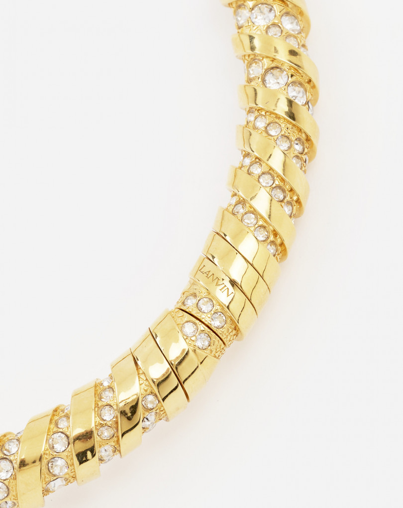 COLLIER RAS-DE-COU MELODIE EN STRASS