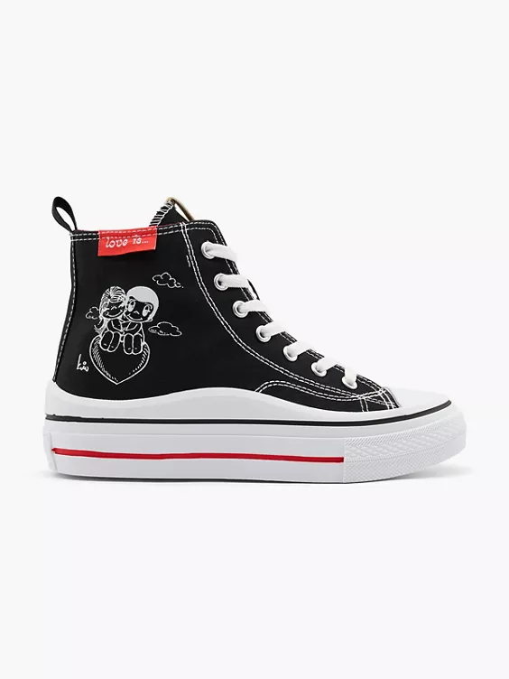 Love is Hoher Sneaker