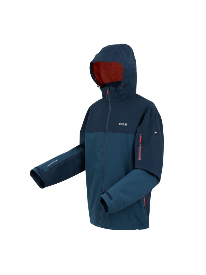 Regatta Bosfield III Regenjacke / Outdoorjacke  in Blau günstig kaufen