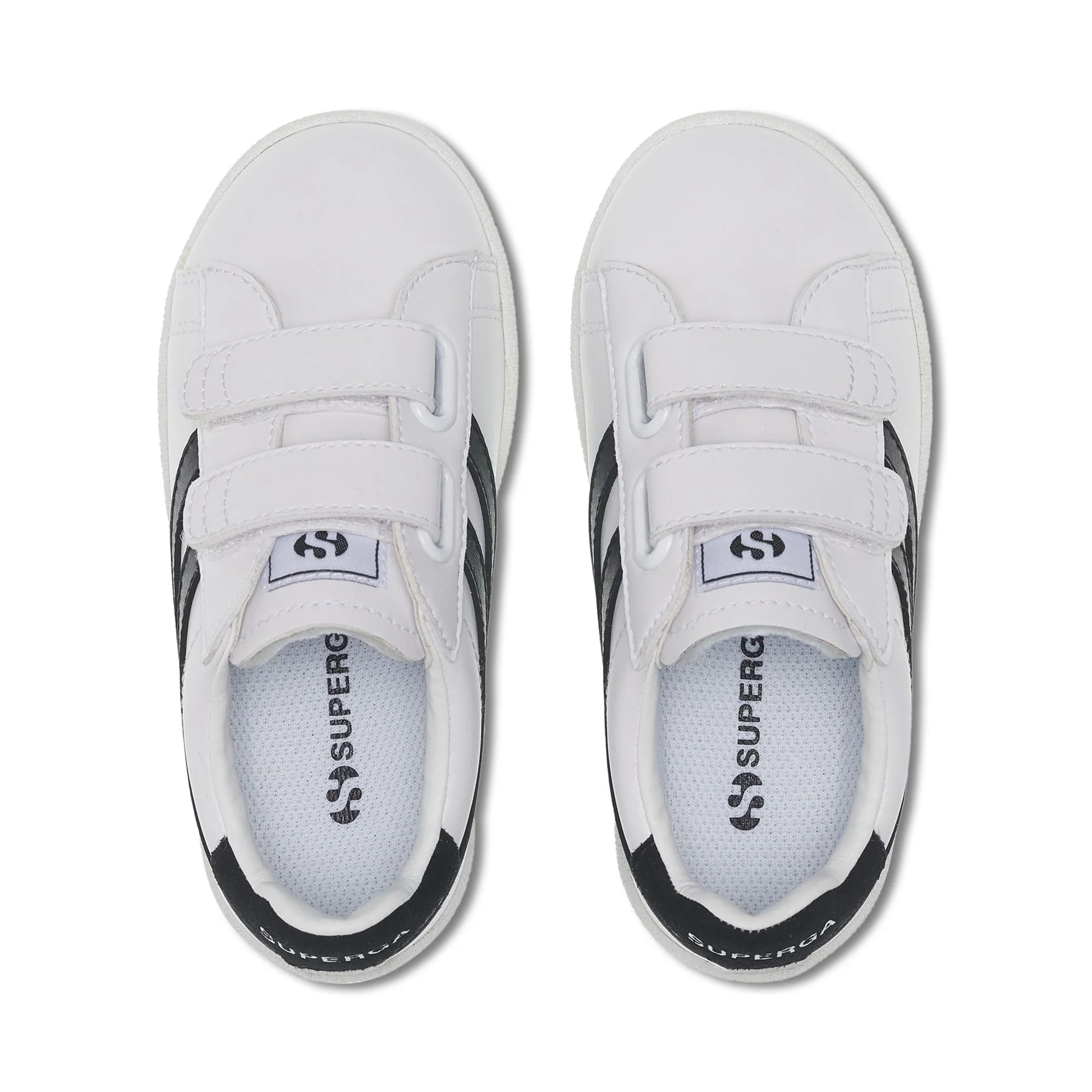 4832 KIDS STRAPS MATCH-WHITE-BLACK