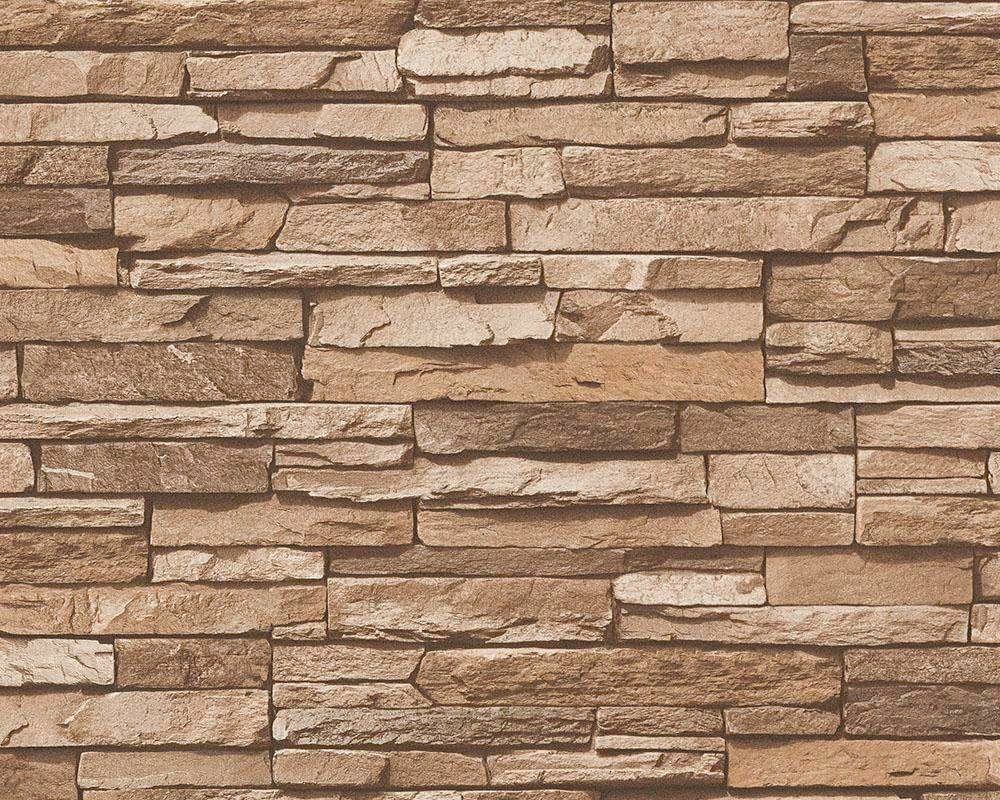living walls Vliestapete Best of Wood`n Stone 2nd Edition, Steinoptik, Modern Tapete Stein