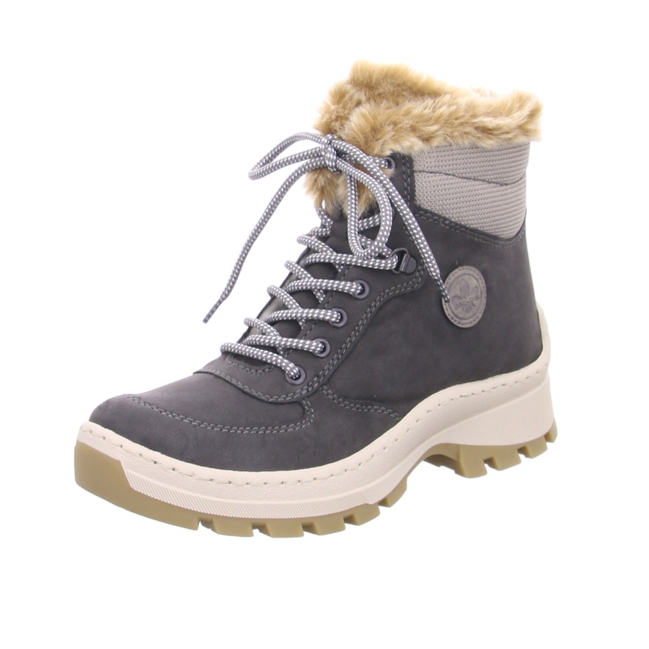 RIEKER Winterstiefel grau