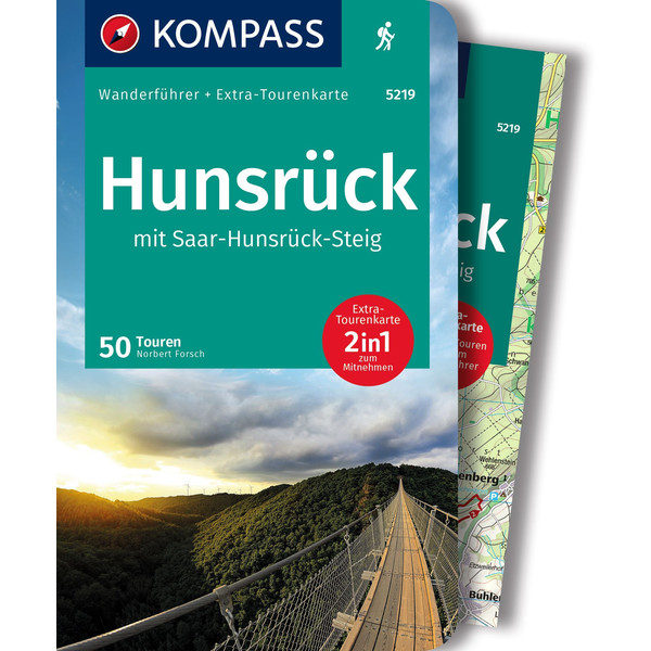 KOMPASS WANDERFÜHRER HUNSRÜCK MIT SAAR-HUNSRÜCK-STEIG
