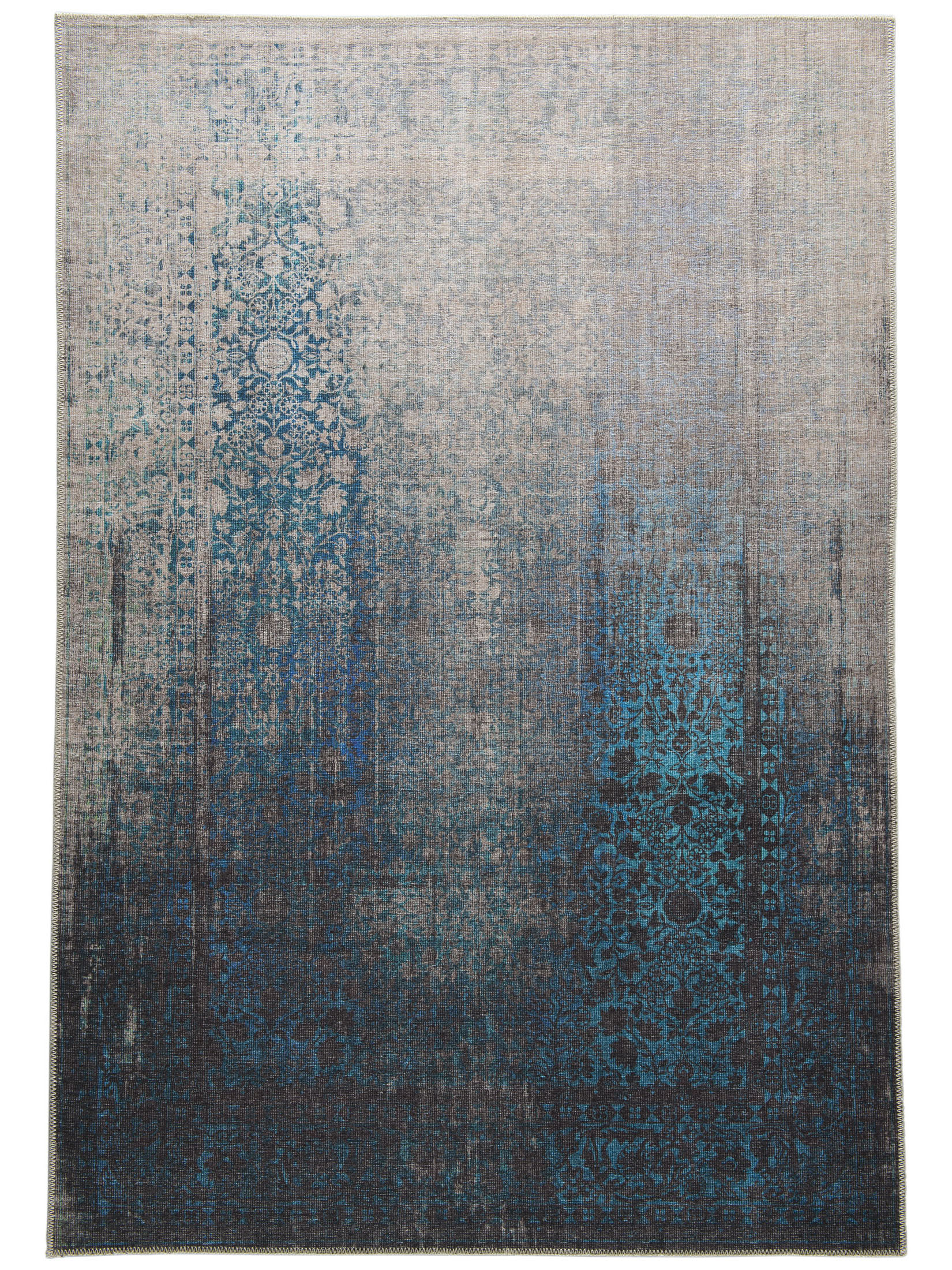 Keles Vintage-Teppich, Vintage Blau