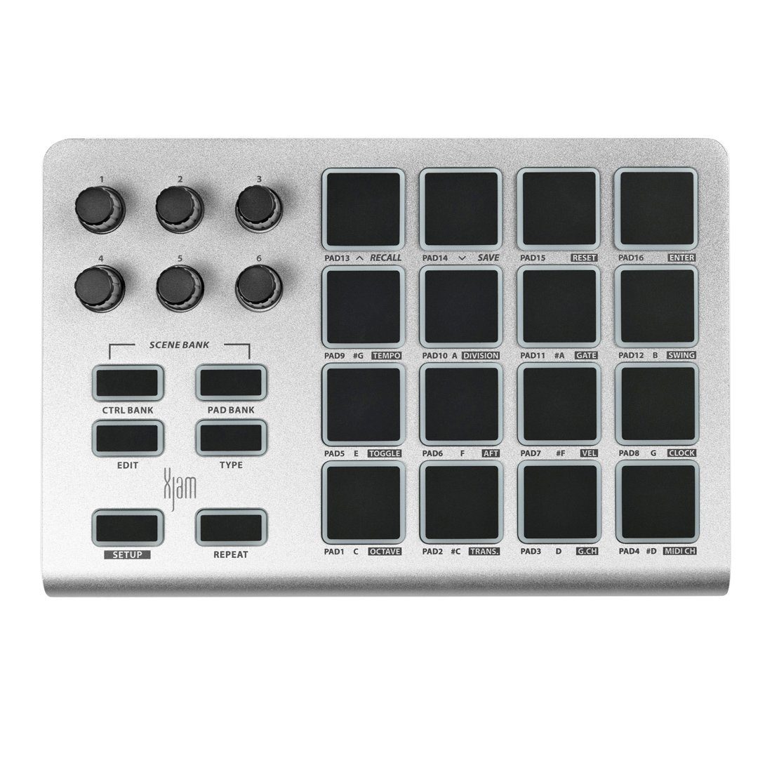 ESI Mischpult Esi Xjam Tragbarer Pad Controller mit Mikrofasertuch