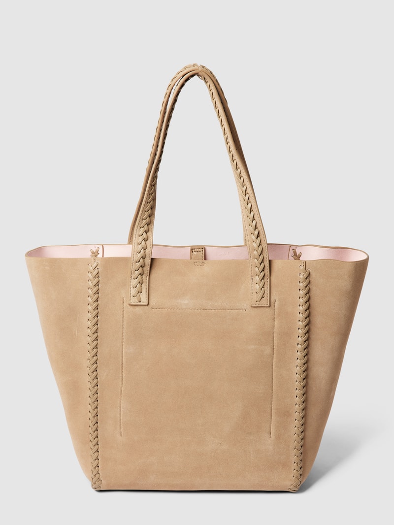 Shopper aus Leder Modell 'COSY LEATHER' in sand