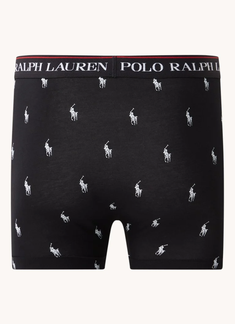 Μποξεράκι Ralph Lauren με λογότυπο στη μέση, συσκευασία των 3 τεμαχίων