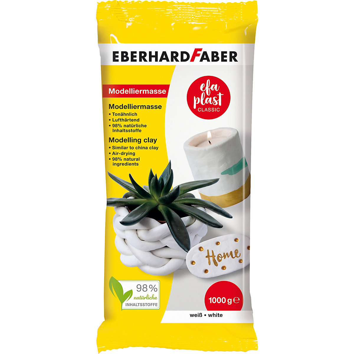 EFA Modelliermasse Plast Classic, 1 kg weiß