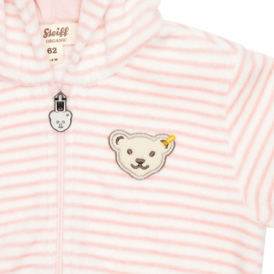 Sweatjacke GOTS, rosa