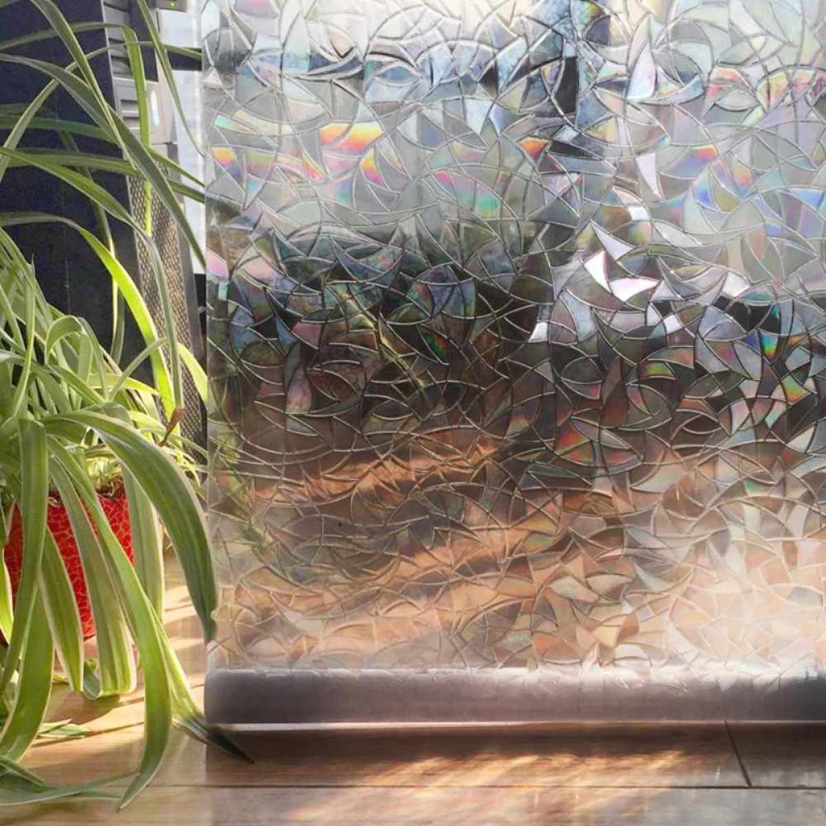 Fensterfolie Fensterfolie Selbsthaftend Regenbogen Folie Fenster Sichtschutz, JedBesetzt