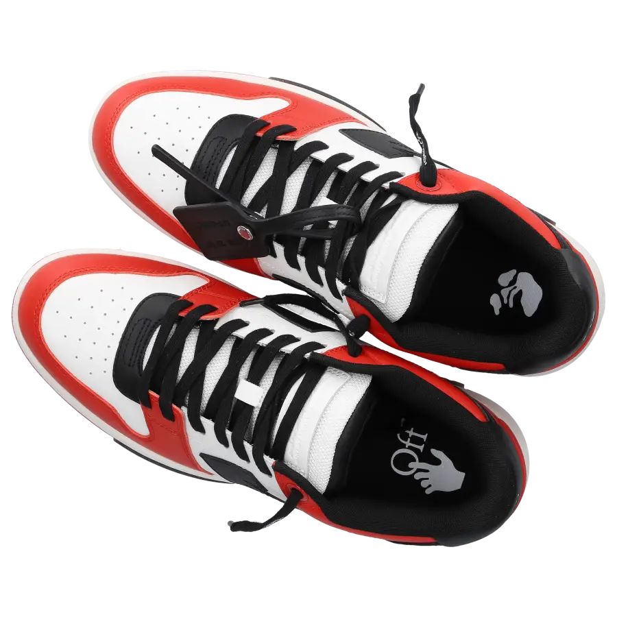 Off-White - Sneaker low OUT OF OFFICE Kalbsleder - rot