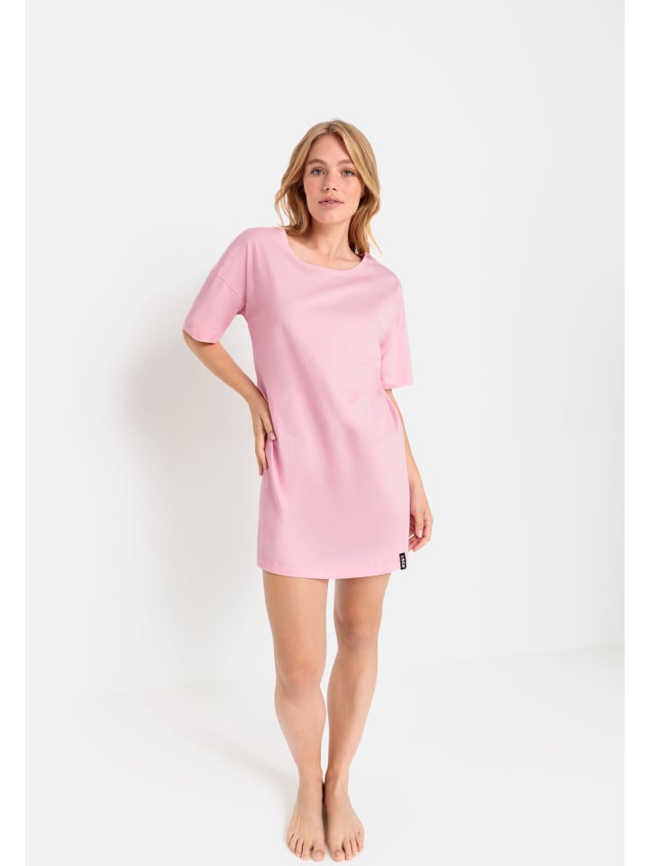 LSCN BY LASCANA Sleepshirt in rosa gemustert günstig kaufen 32/34