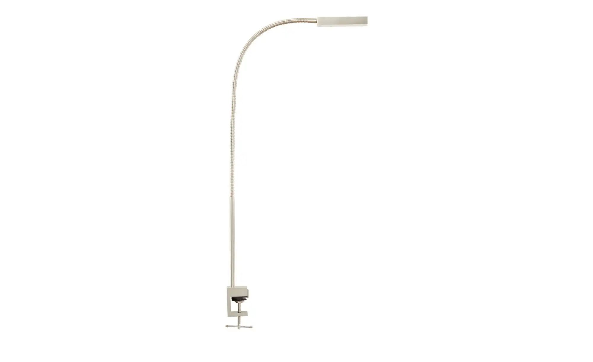 Fischer-Honsel LED-Klemmleuchte, Nickel-matt mit Gestensteuerung