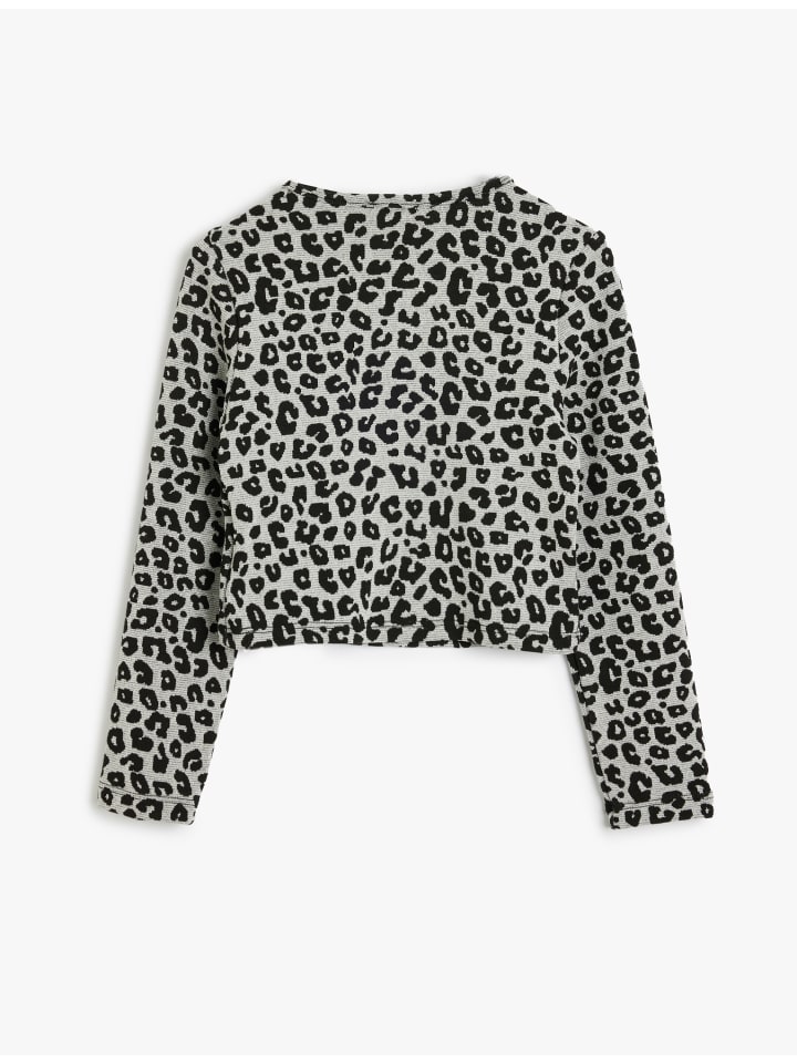KOTON Bluse in Grau Gemustert günstig kaufen