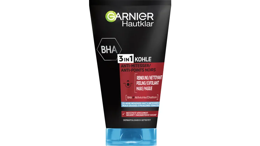 Garnier Hautklar 3in1 Anti Mitesser für fettige, zu Mitessern neigenden Haut 150 ml