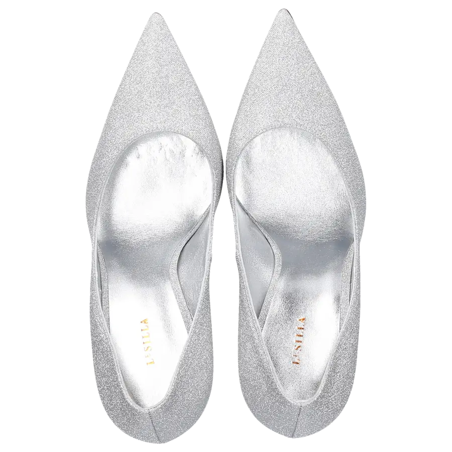 Le Silla - Pumps EVA 100 Glitter - silber