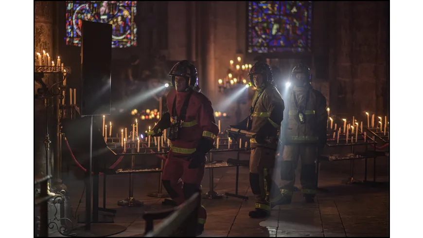Notre-Dame in Flammen