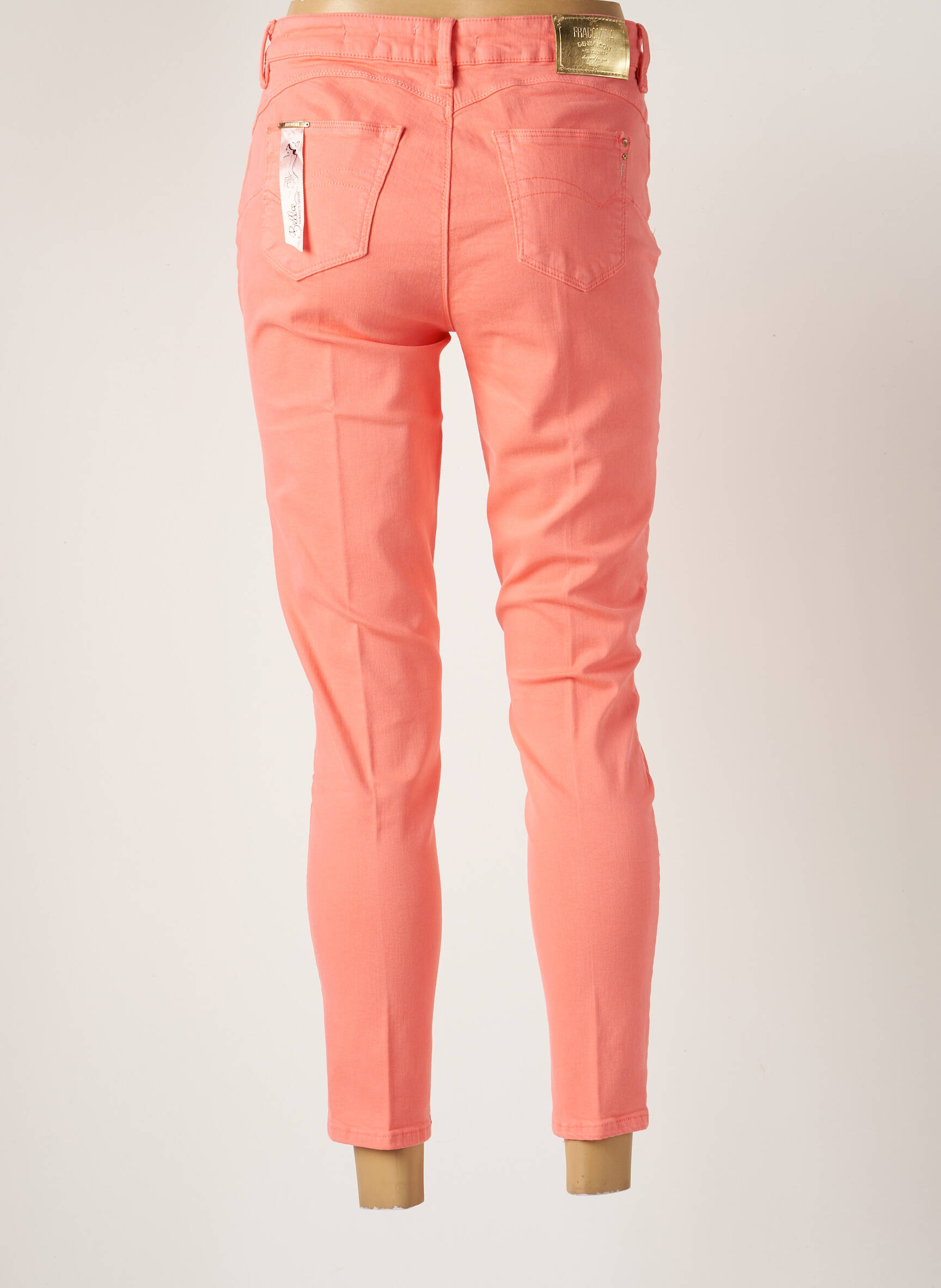 Fracomina Jeans Coupe Slim Femme couleur rose