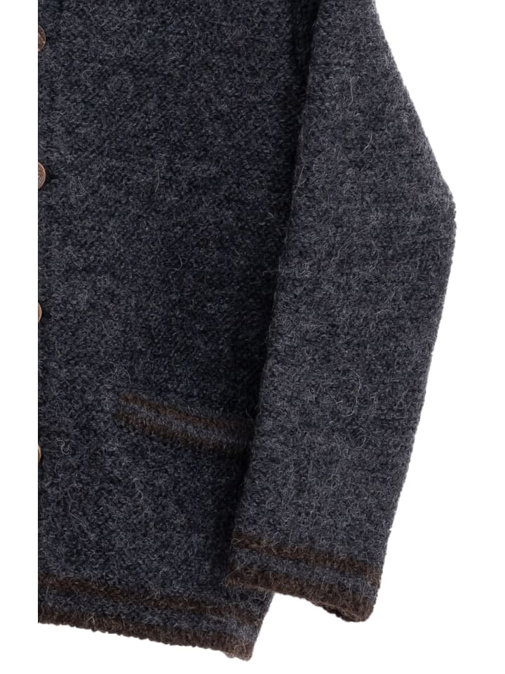 OS-Trachten Kinderstrickjacke 487000-0772 in anthrazit günstig kaufen