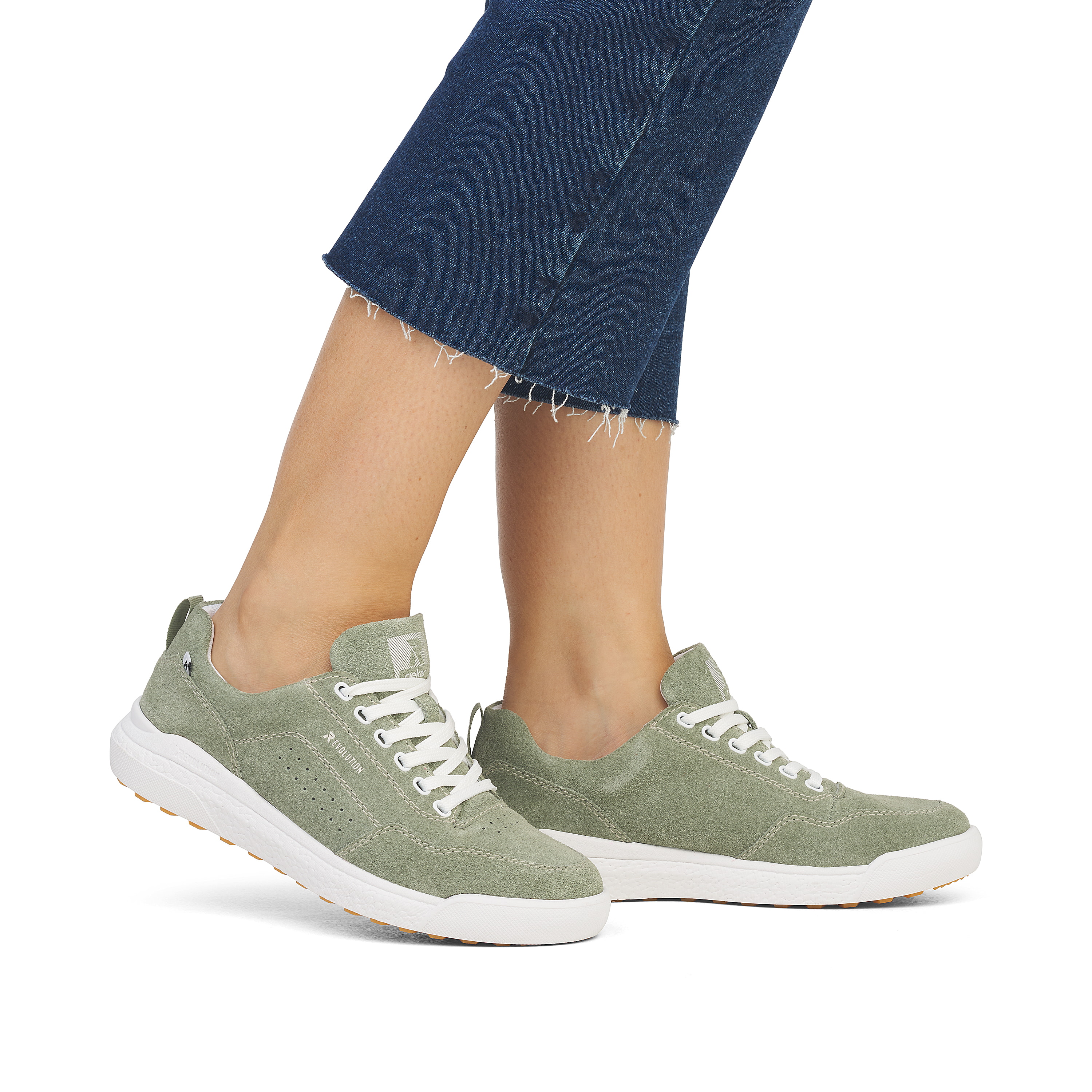 Rieker Damen Sneaker Low khaki
