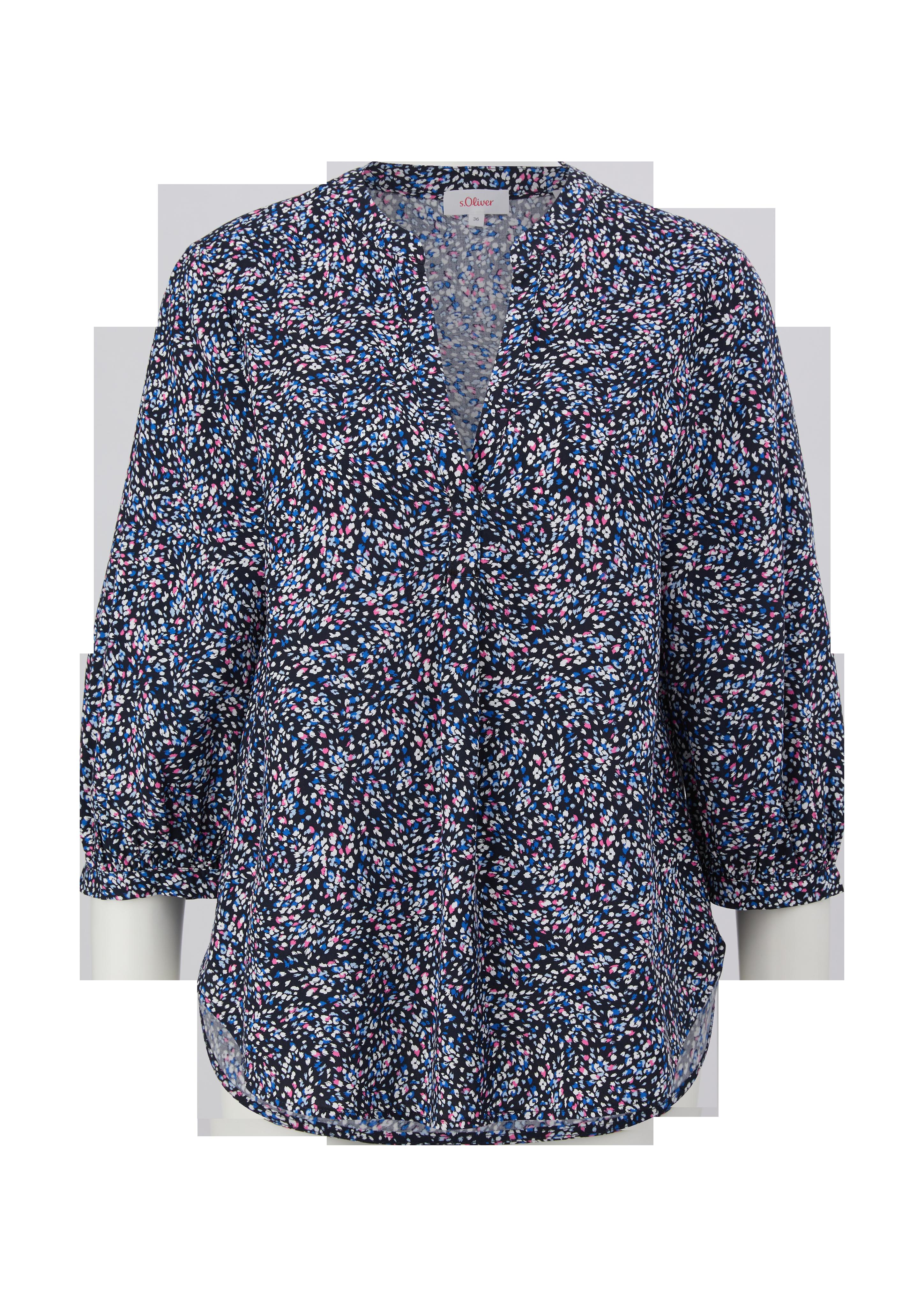 Viskosebluse mit Tunika-Ausschnitt  2132607-59B6