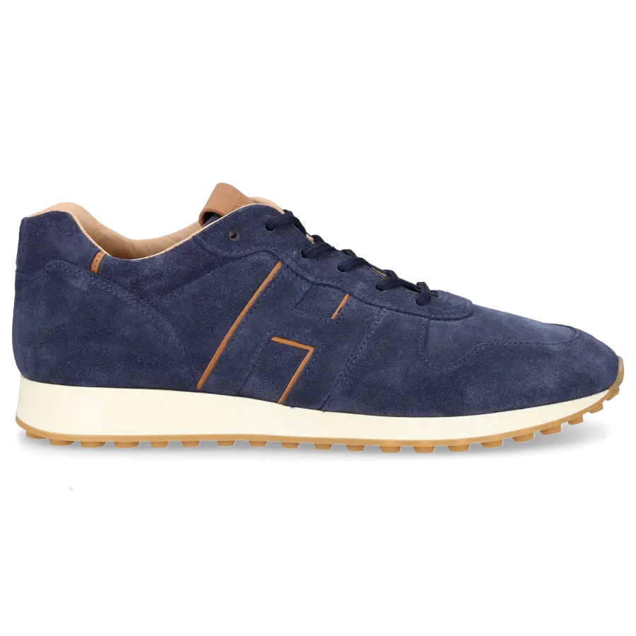 Hogan - Sneaker low H383 Veloursleder - blau