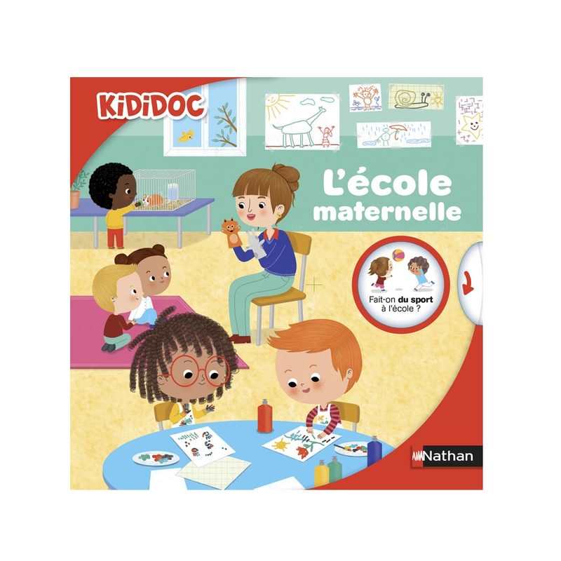 Livre - L'école maternelle Kididoc - Nathan Jeunesse