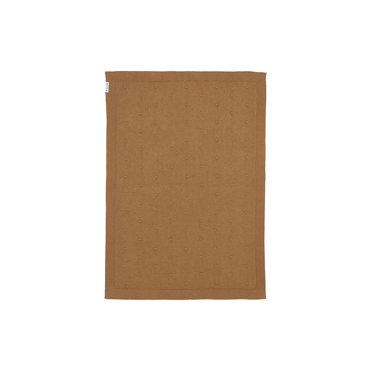 Babydecke klein Mini Knots toffee