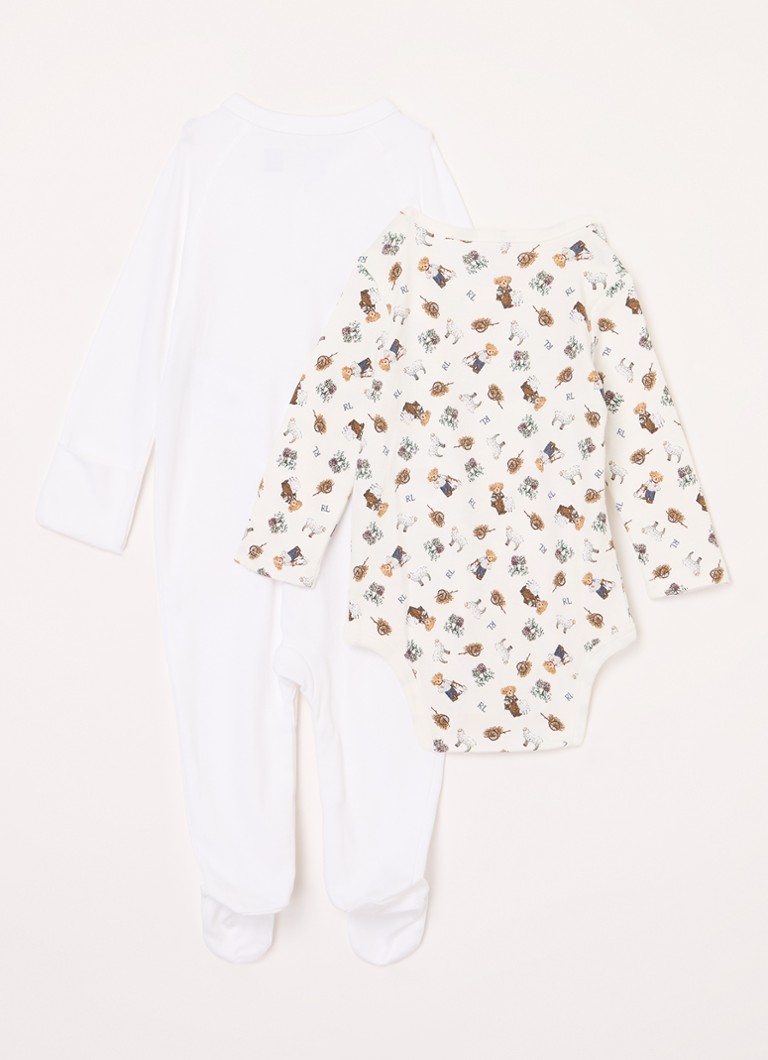 Ralph Lauren  Set van romper met babypak 2-delig