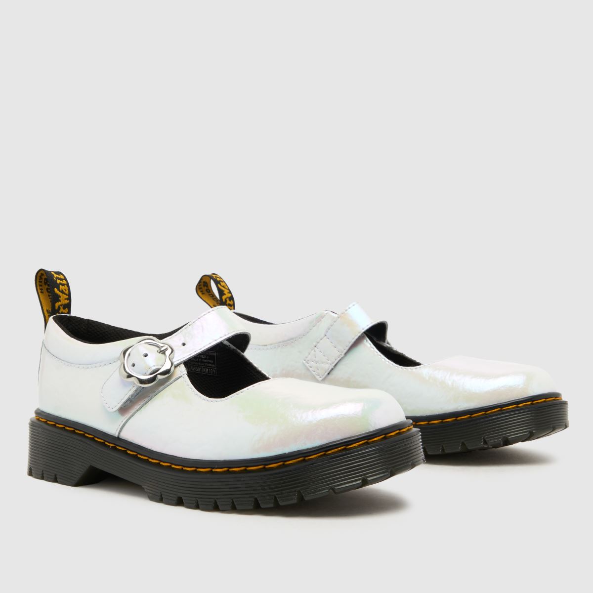 Bílé dívčí dětské boty Dr. Martens Mary Jane Bex