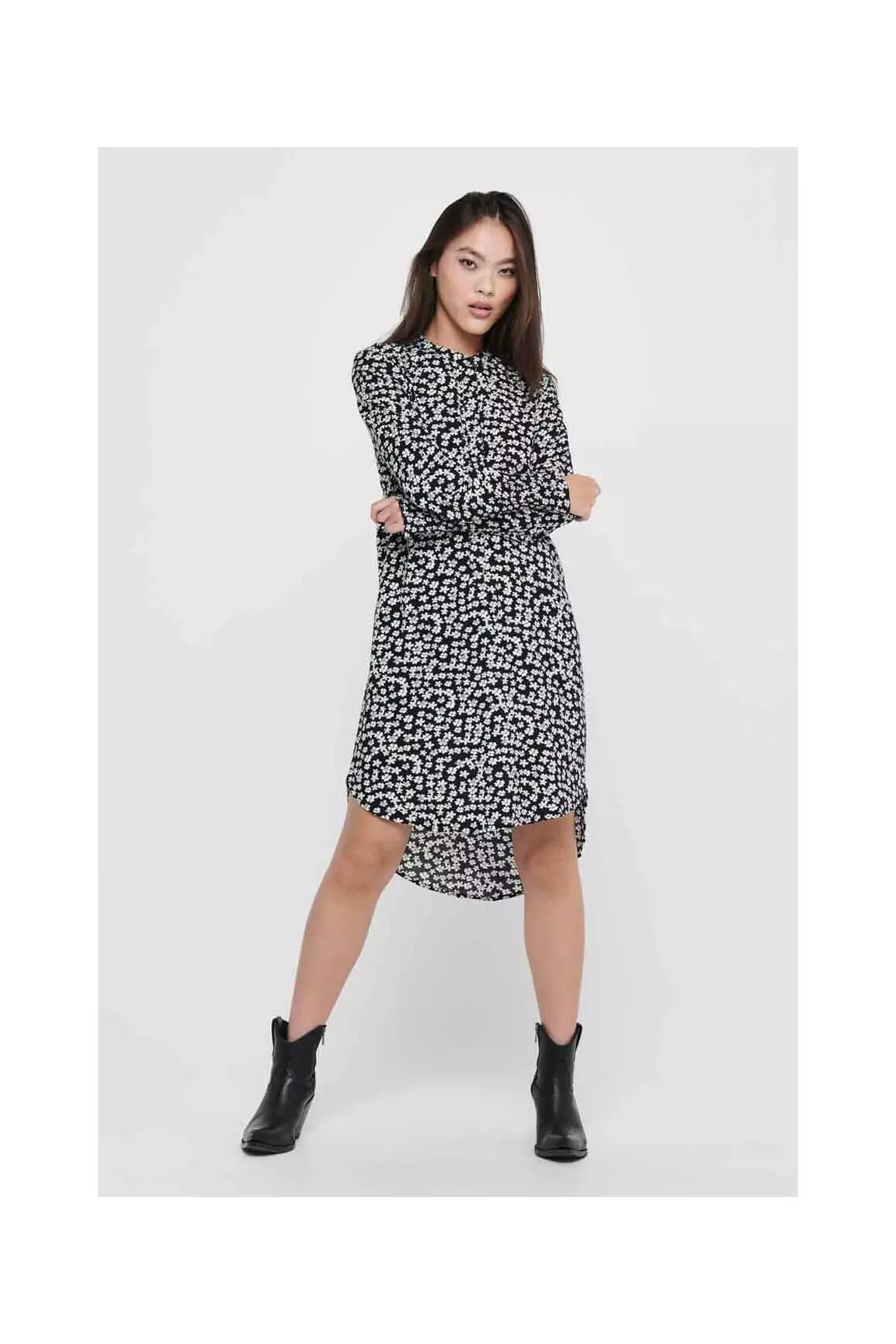 Jacqueline De Yong Robes Mi Longues Femme couleur noir