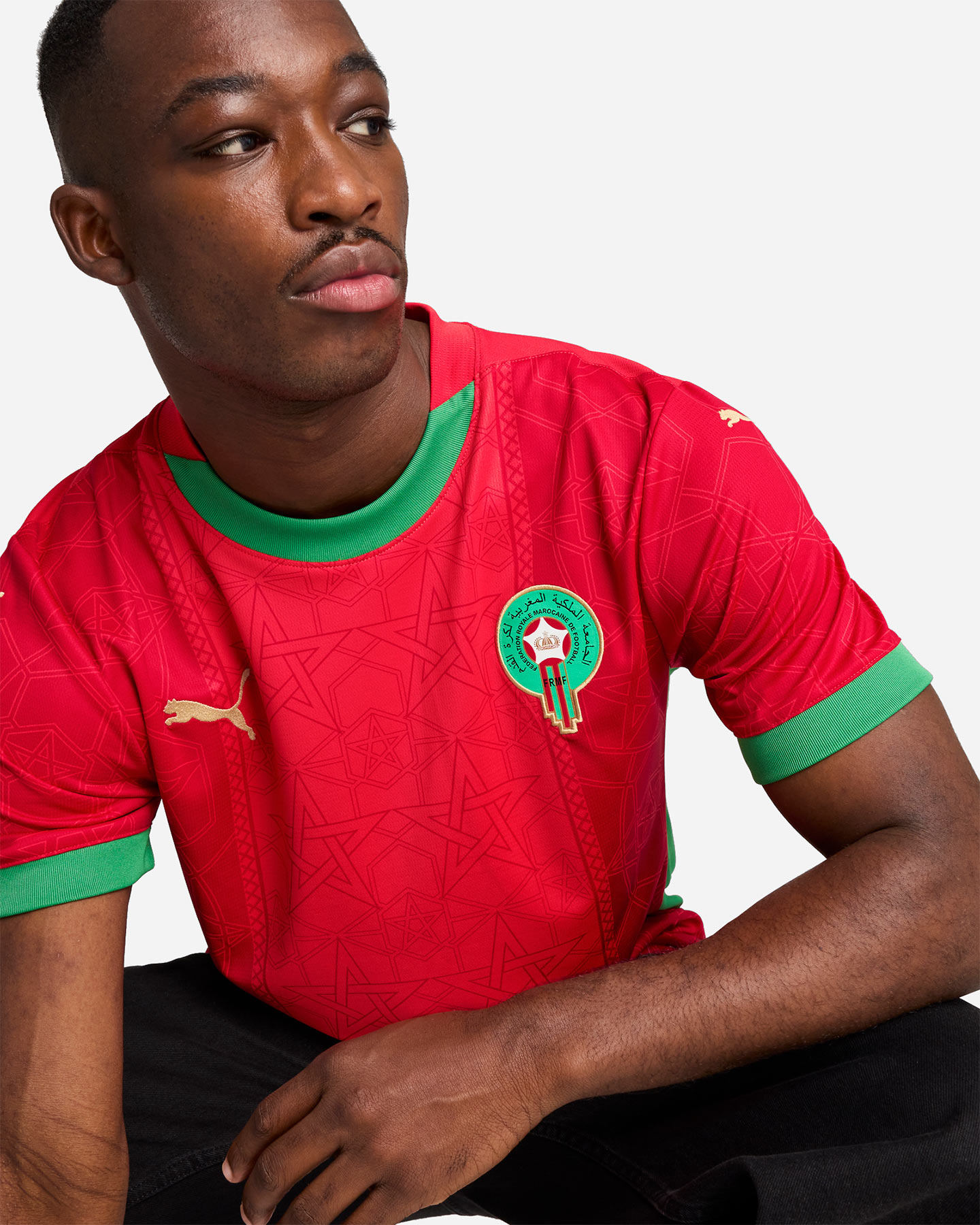 Oficiálna replika domáceho futbalového dresu Puma Maroko M 777696-01