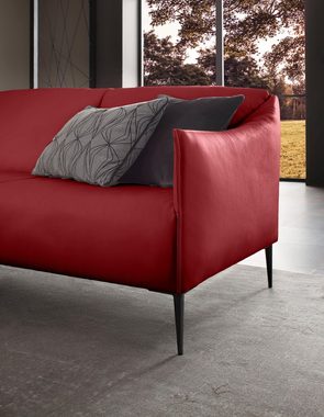 W.SCHILLIG 2-Sitzer sally, mit Metallfüßen in Schwarz pulverbeschichtet, Breite 154 cm