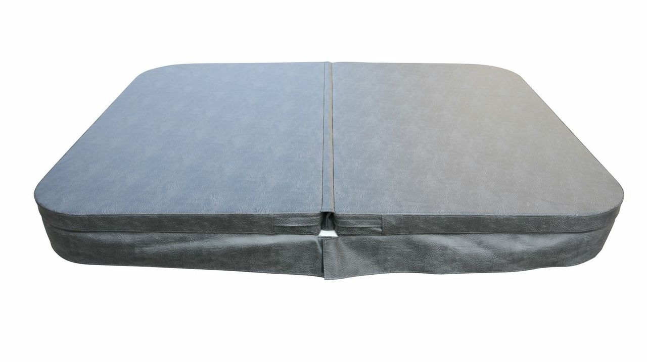 PureHaven Thermoabdeckung 200x200 cm verschließbar mit Schnallen windsicher perfektes Ablaufsystem für Regen und Schnee faltbar in der Mitte