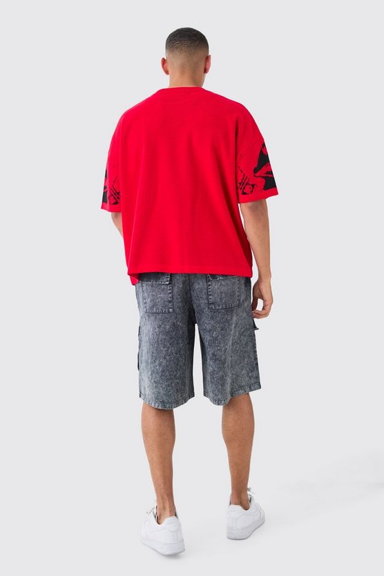 Oversize T-Shirt mit Print