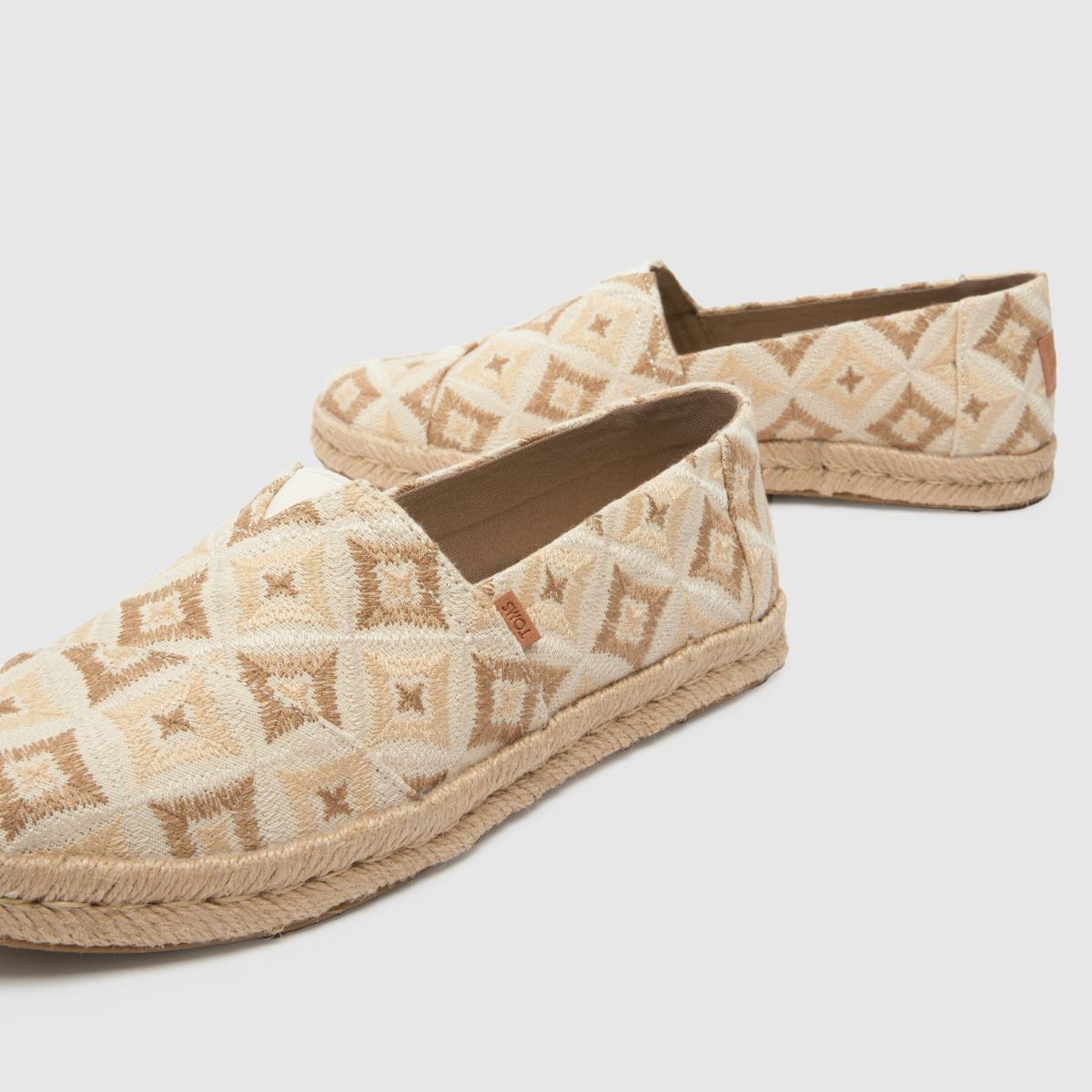 TOMS – Alpargata Rope 2.0 – Naturfärgade vävda platta skor
