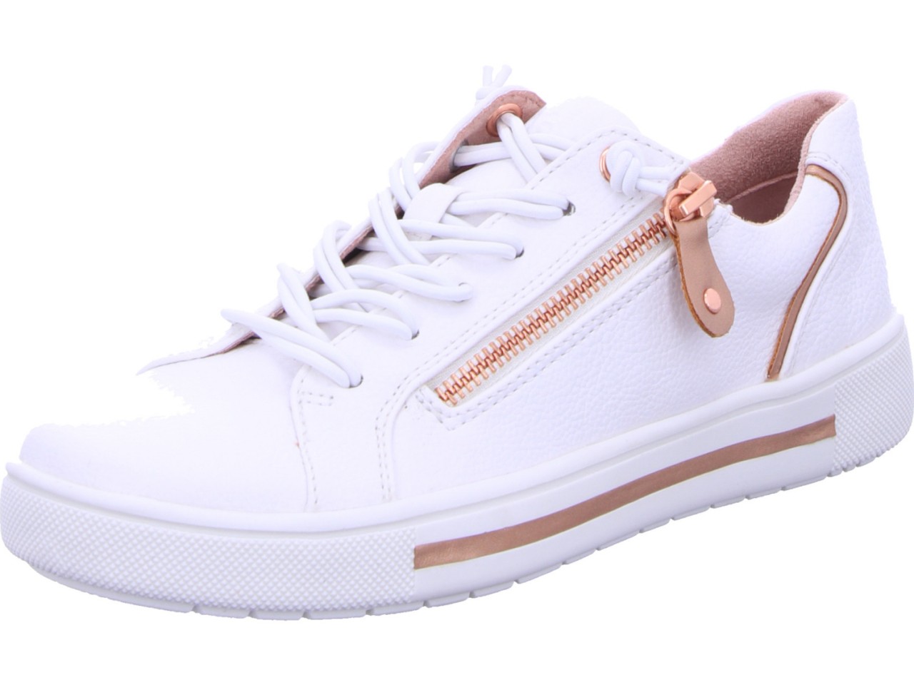 JANA Sportliche Slipper weiss