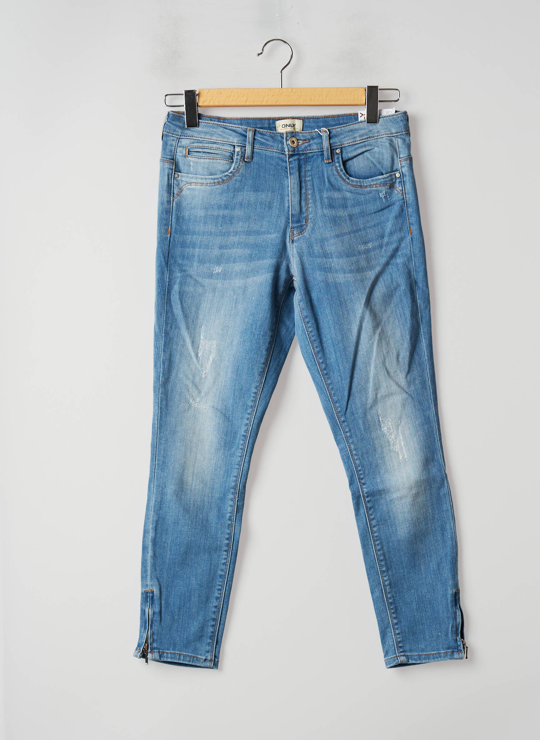 Only Jeans Skinny Femme couleur bleu