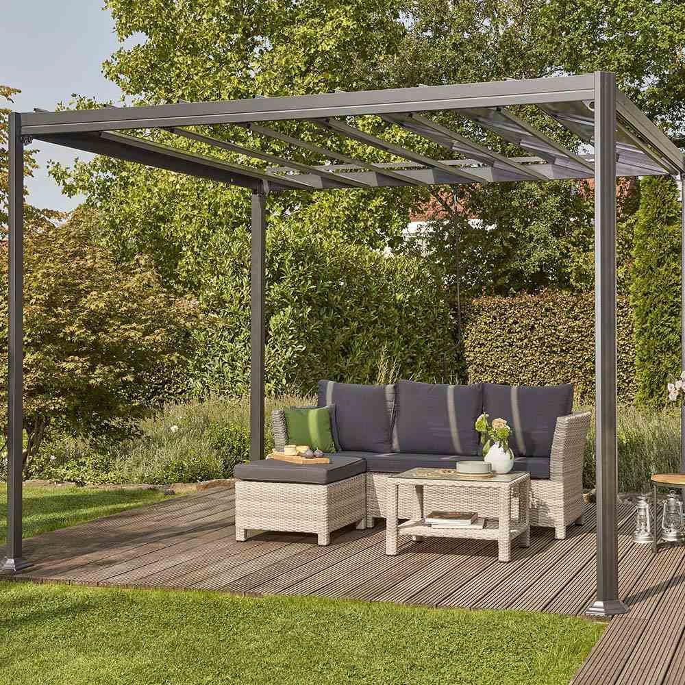 Siena Garden Gartenmöbel-Schutzhülle Siena Garden Florenz Pavillon Aluminium 300x300 cm (1)