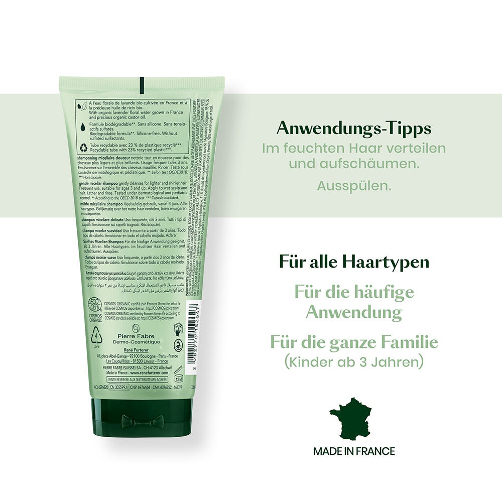 Rene Furterer Naturia Sanftes Mizellen Shampoo 200 ml