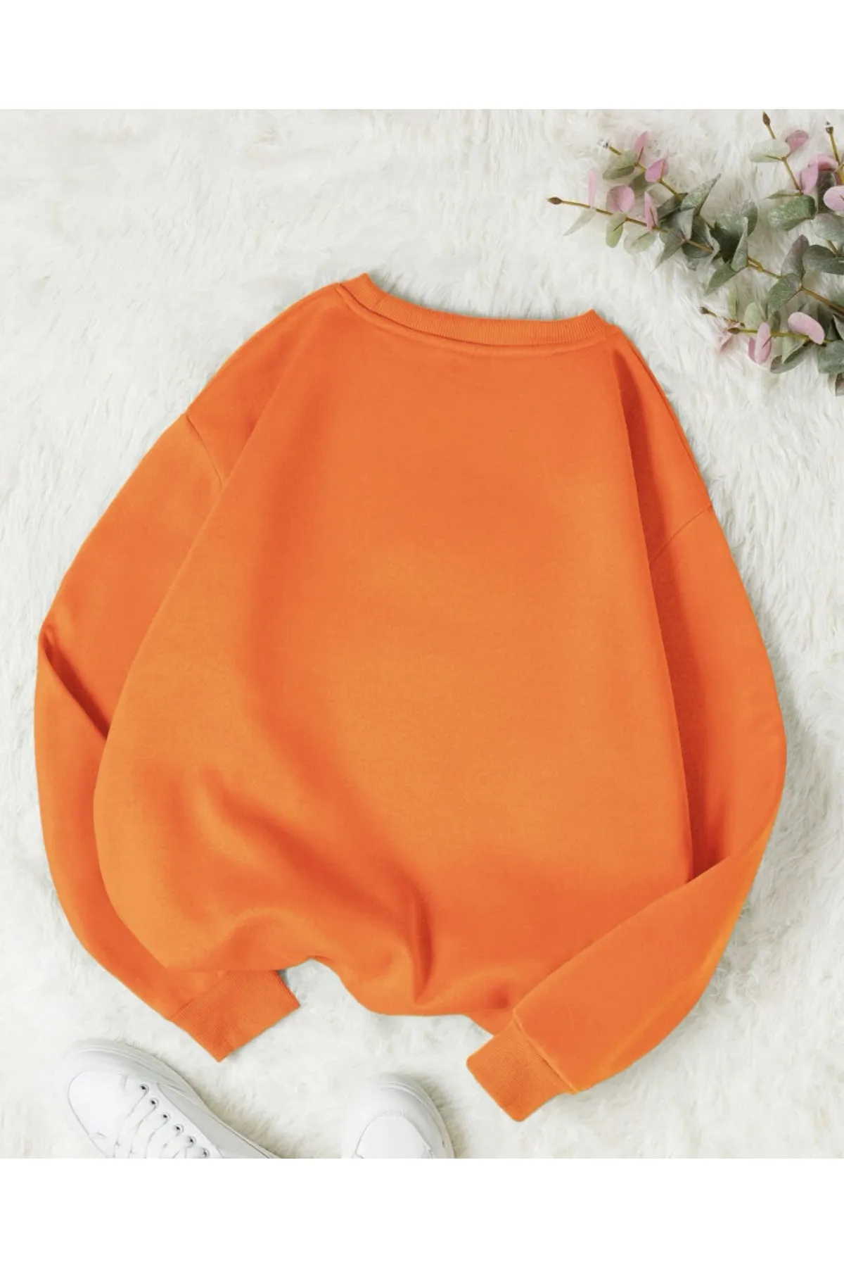 MOONBULL  Sweatshirt - Orange - Regular Fit