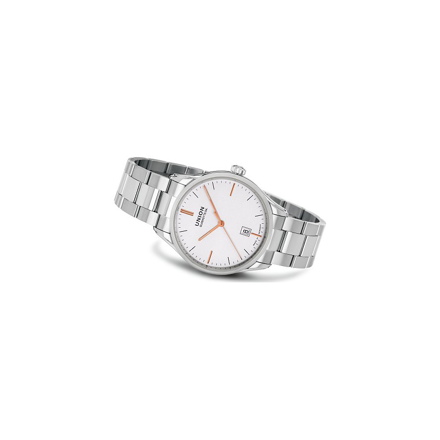 Union Glashütte Herrenuhr Viro Datum 41 mm