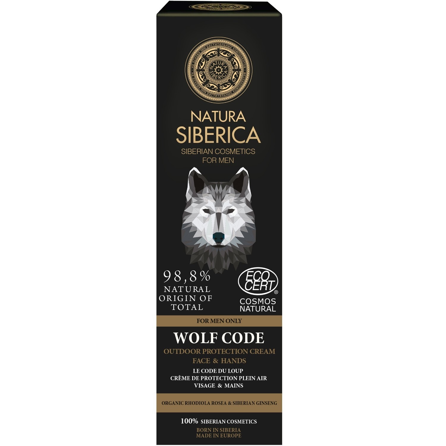 Natura Siberica Κρέμα Προσώπου & Χεριών 2 σε 1 The Wolf Code