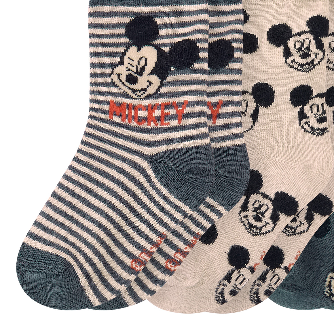 3 Paar Micky Maus Socken im Set