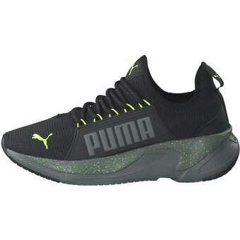 PUMA Softride Premier Slip On Splat in schwarz