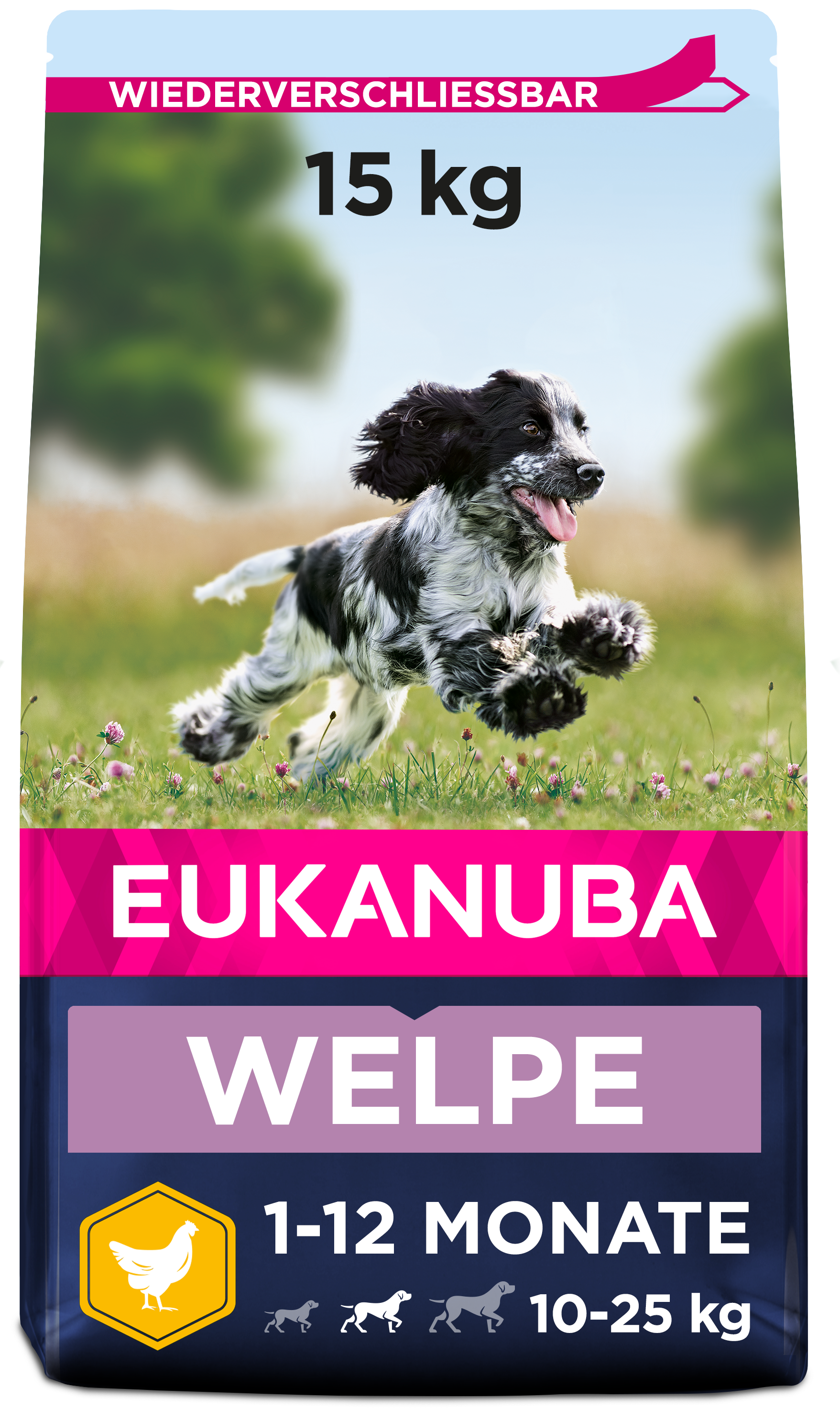 EUKANUBA Hundetrockenfutter EUKANUBA Puppy Medium Breed Chicken 15 kg