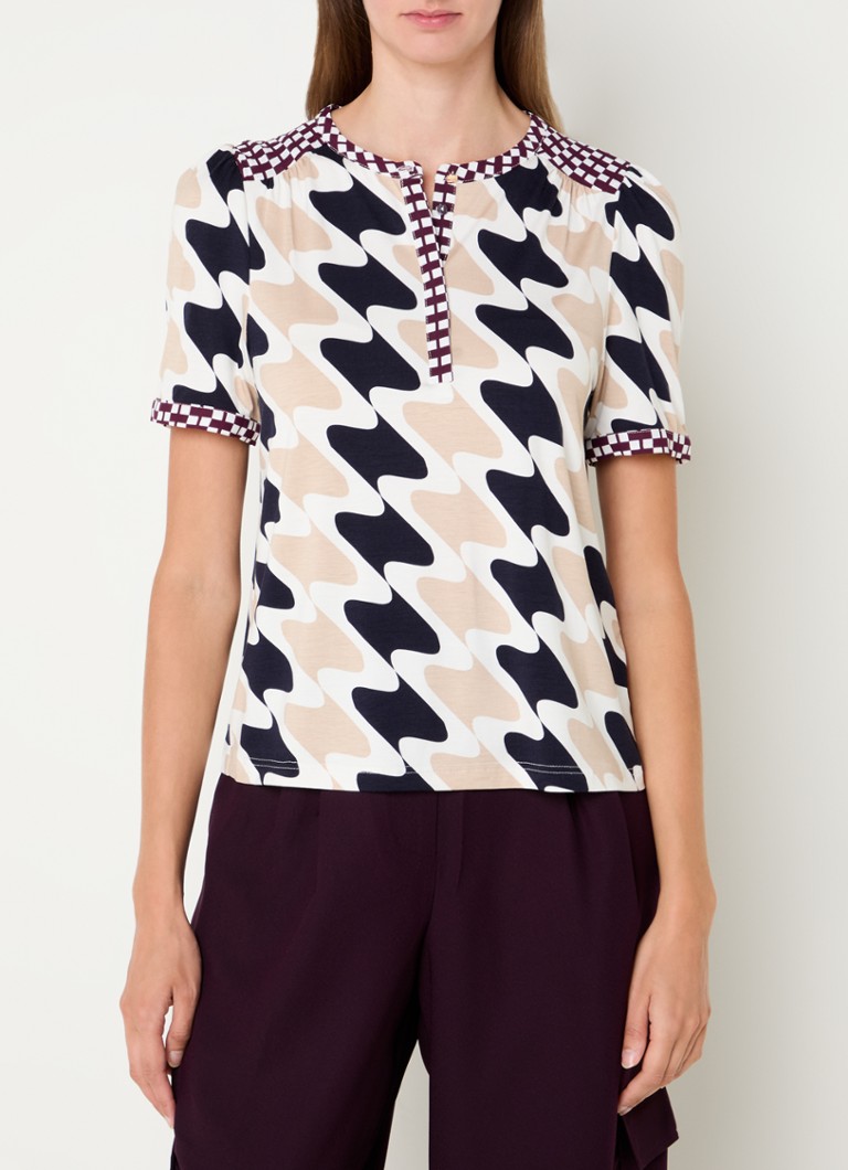 Maglia a maniche lunghe stampata Phase Eight Suki